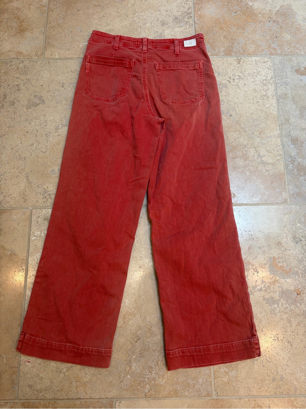 Paige Nellie Culotte Pants in Vintage Firecracker - Picture 2 of 4